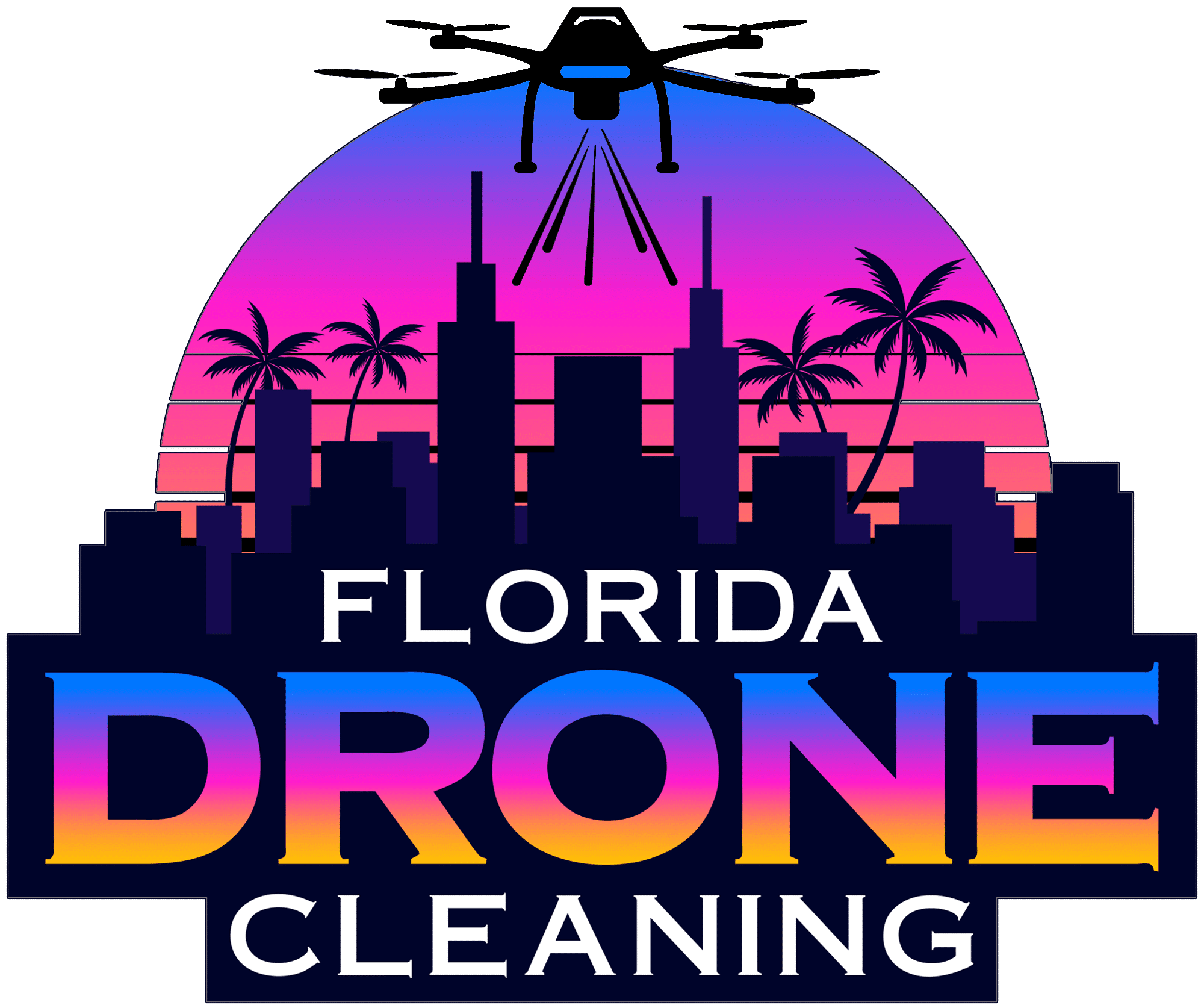 Florida Drone Cleaning Miami FL Company Logo 2